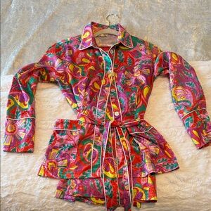 Kilo Brava Colorful Floral Pajama Set